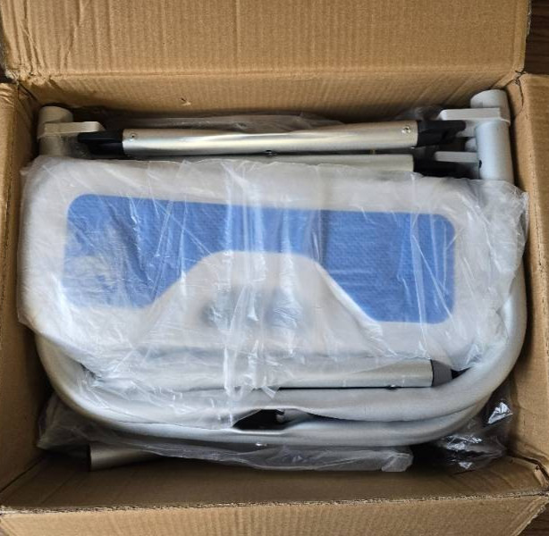 500lb Rotating Shower Chair w Arms & Back 360 Swivel Seat Aluminum XY‑K406