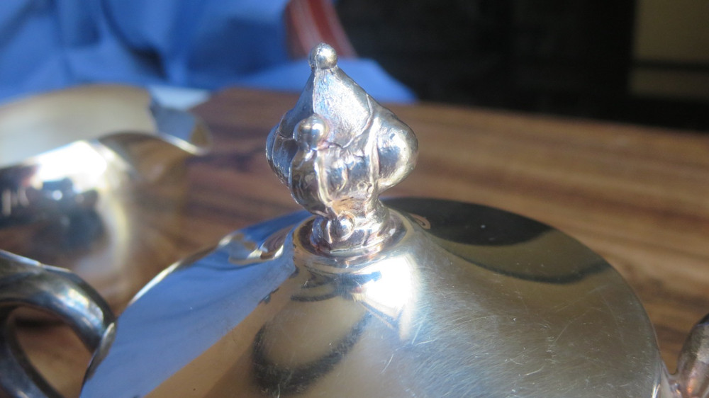 Silver Plate Sugar and Cream Set