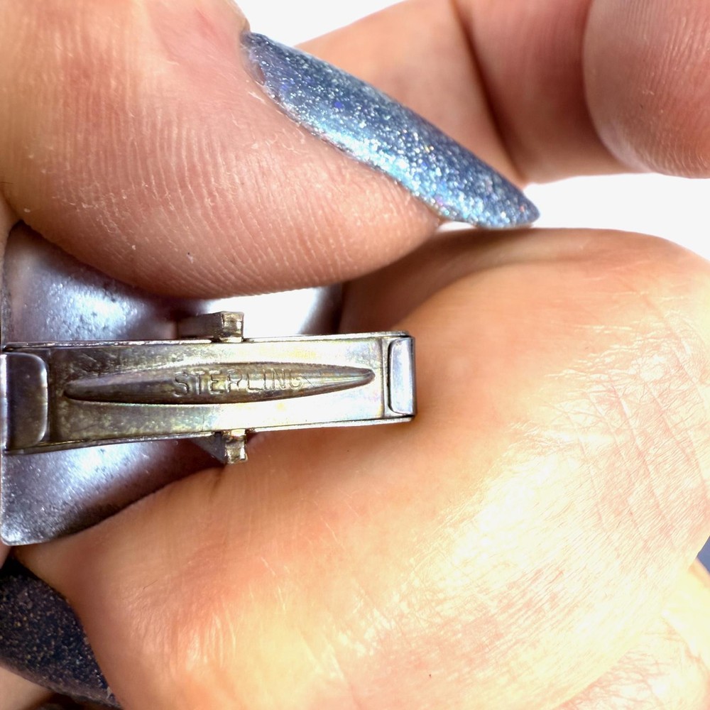 Gene Seidman On-The-Cuff Apple Computer Command Button Cufflinks, Rare Vintage