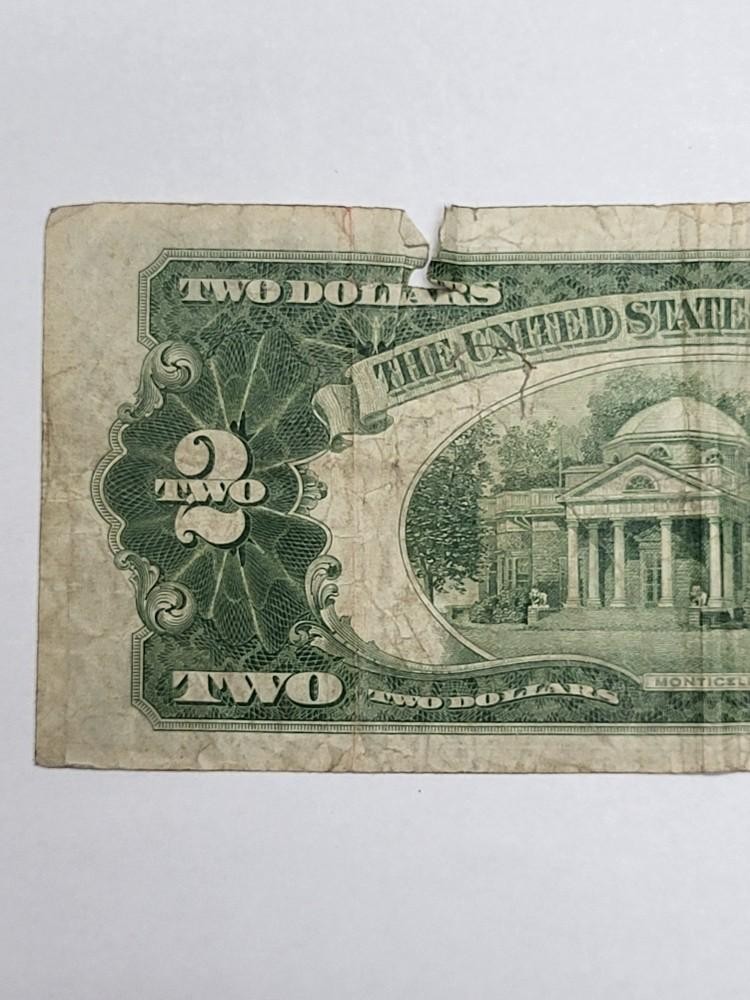 1928 G RED Seal $2 United States Note CHEAP !!!