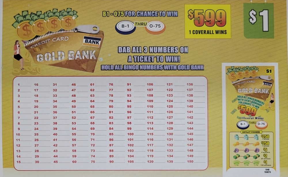 NOVELTY  BINGO PULL TABS GAME