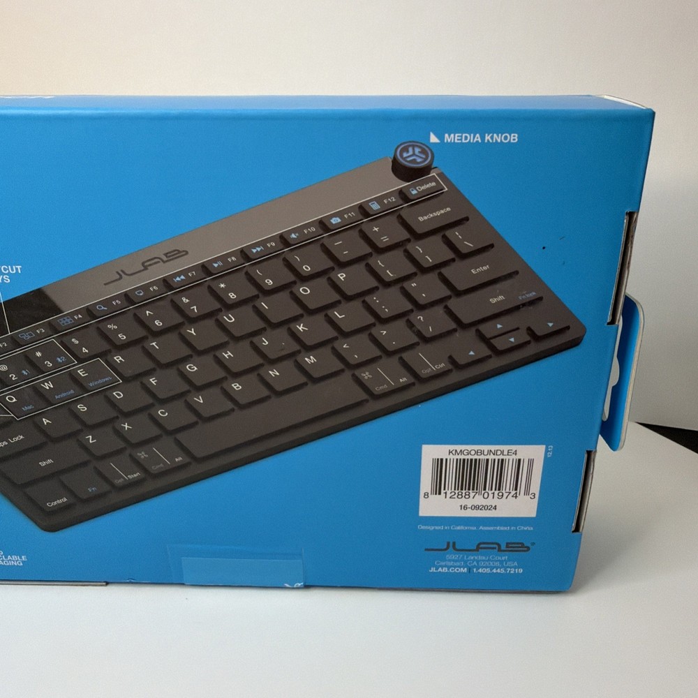 JLAB Go Keyboard And Mouse - Multi-Device Wireless Combo Pack - Brand New Sealed