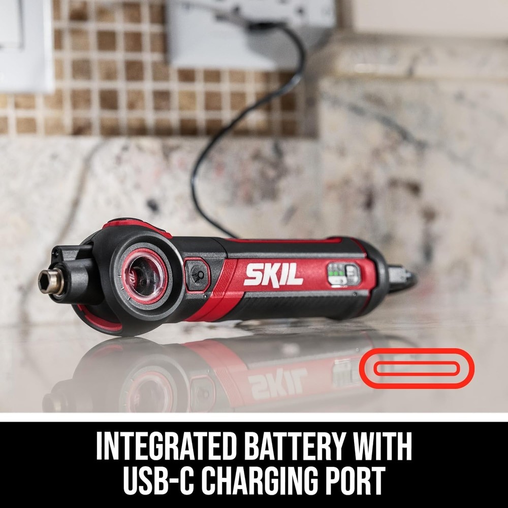 Portable Electric Screwdriver with Torque Settings