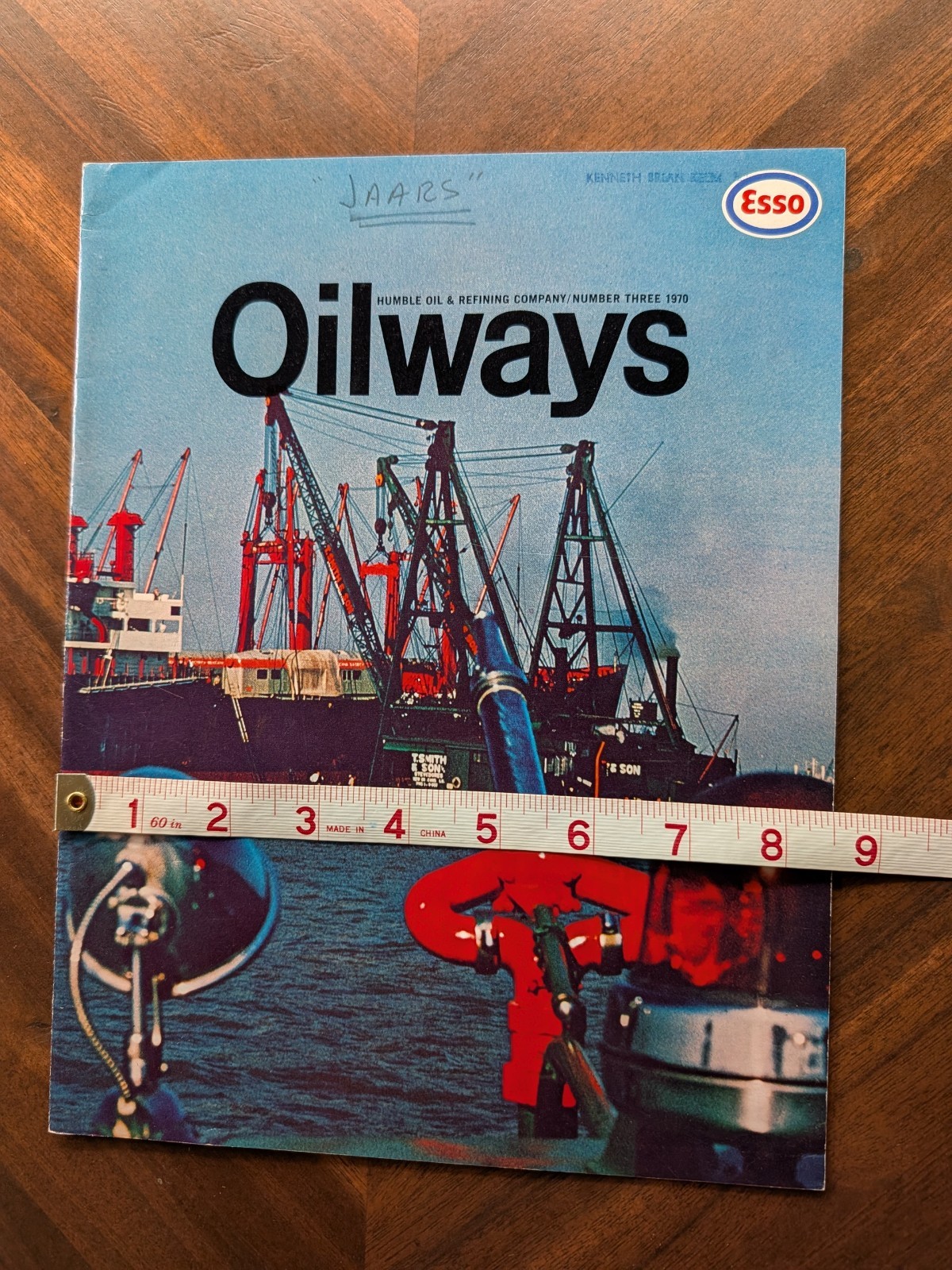 Vintage 1970 Oilways Esso Magazine Humble Oil & Refining Company No 3 Feat JAARS