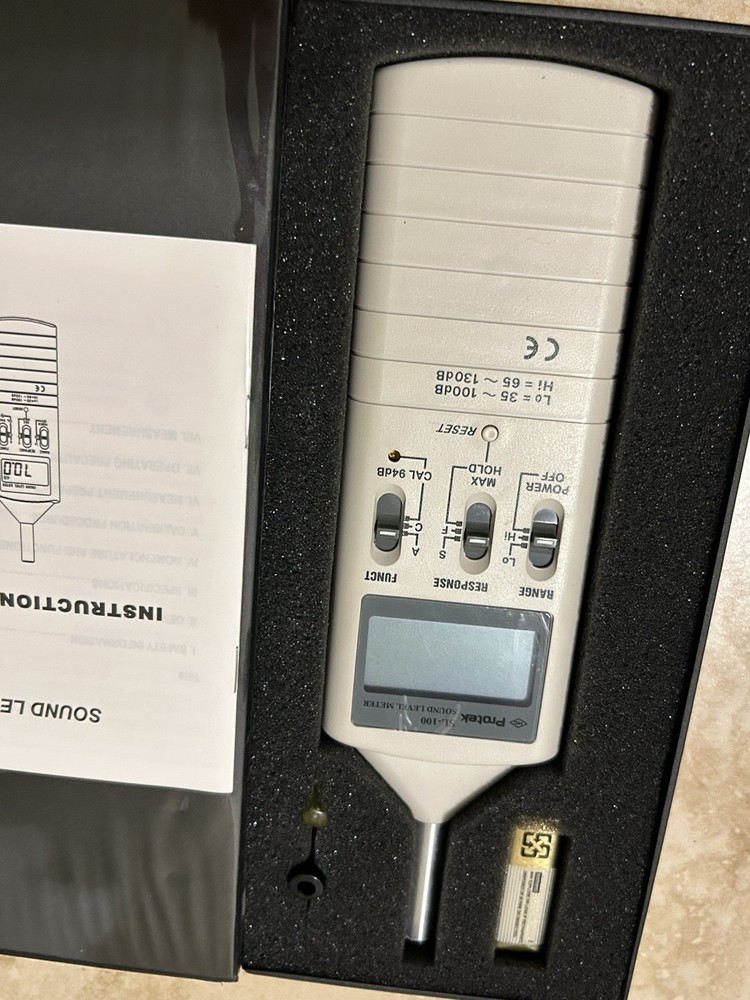 Vintage Protek Sl-100 sound level meter kit