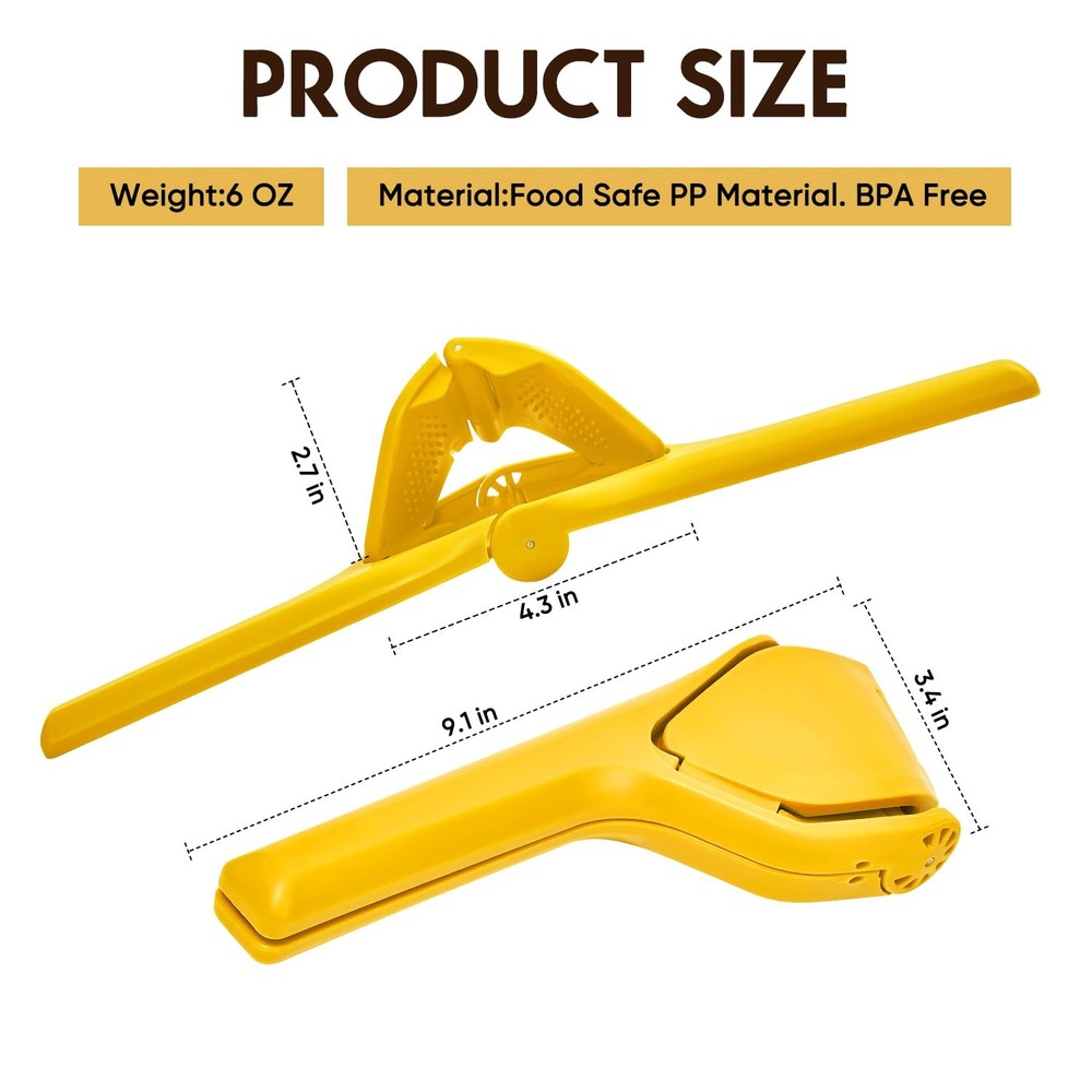 Manual Lemon Squeezer, Hand Lemon Squeezer, Durability and longevity, Easy to...