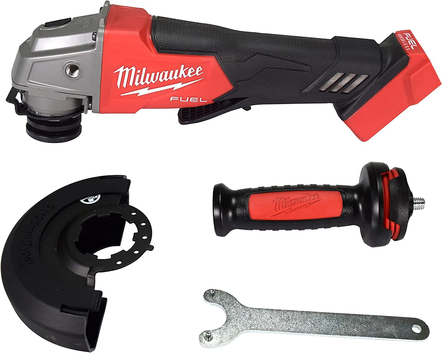 Milwaukee 2880-20 M18 FUEL 18 Volt 4-1/2" / 5" Grinder Paddle Switch, No-Lock