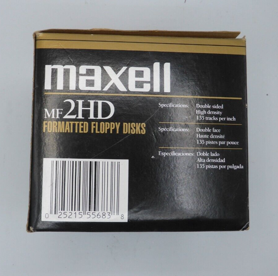 30 Pack Maxell MF 2HD IBM Formatted Floppy Disks