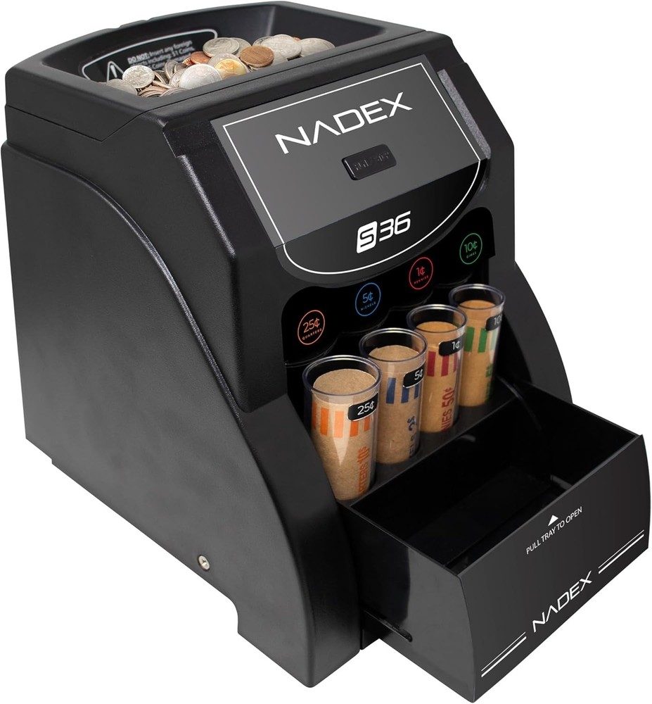 36SN Automatic Coin Sorter and Wrapper