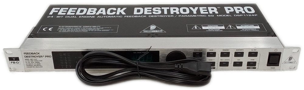 Behringer Feedback Destroyer Pro DSP1124P 24-Bit Digital Equalizer