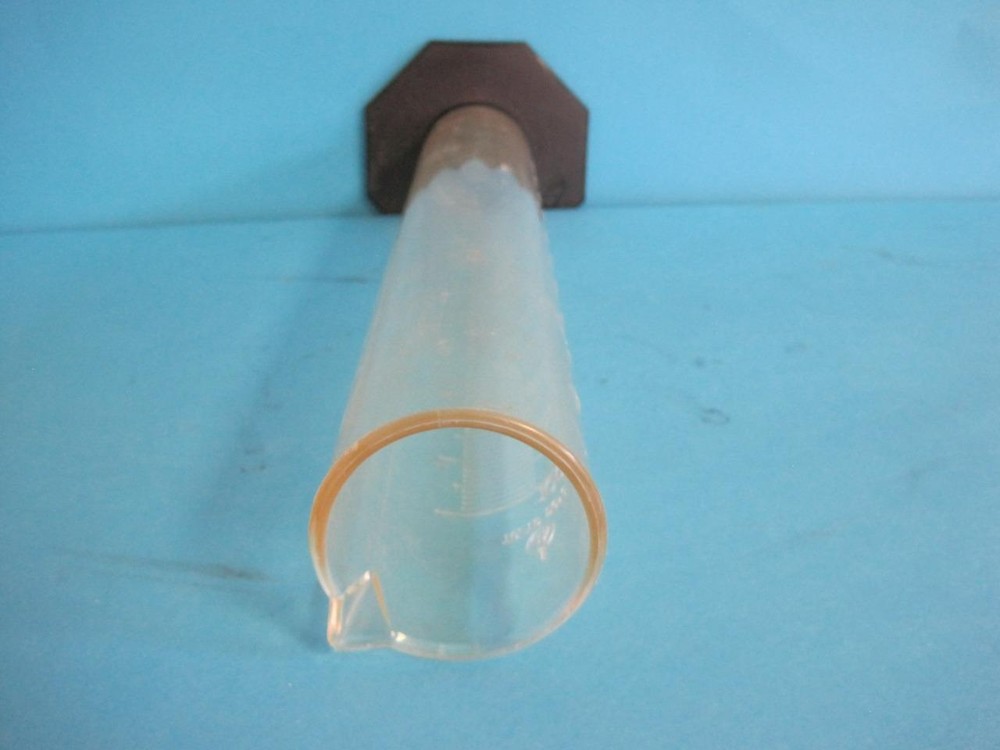 Nalgene Plastic Polypropylene 1000ml Graduated Cylinder Hex Base TC/TD Lab