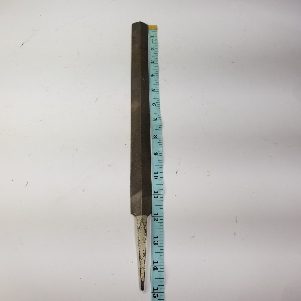 HELLER NUCUT 12" Triangle and FLAT FILE Double