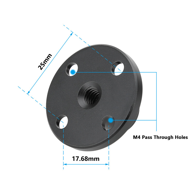 3Pcs CAMVATE Studio Video Wall Ceiling Table Mount w/ 1/4"-20 Extendable Thread