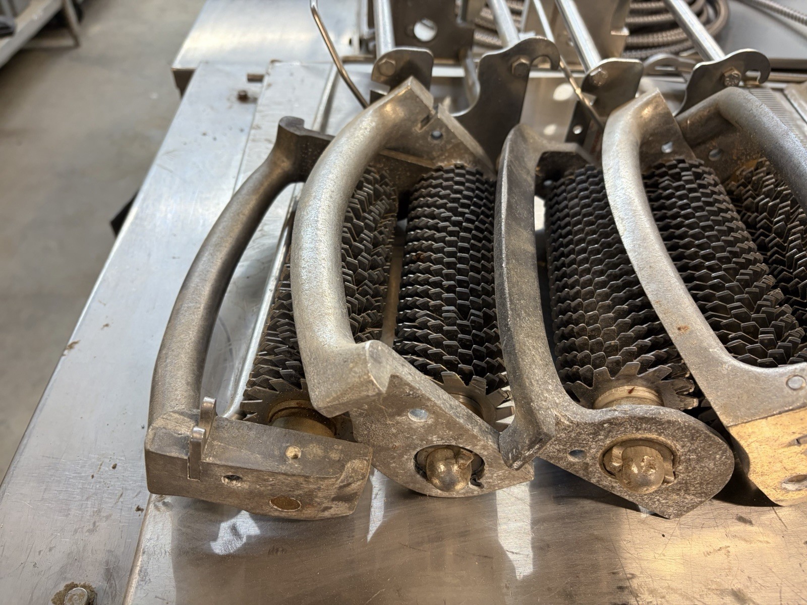 Mixed Lot of Hobart Biro Meat Tenderizer Cuber Liftout Assembly Blade Comb Parts