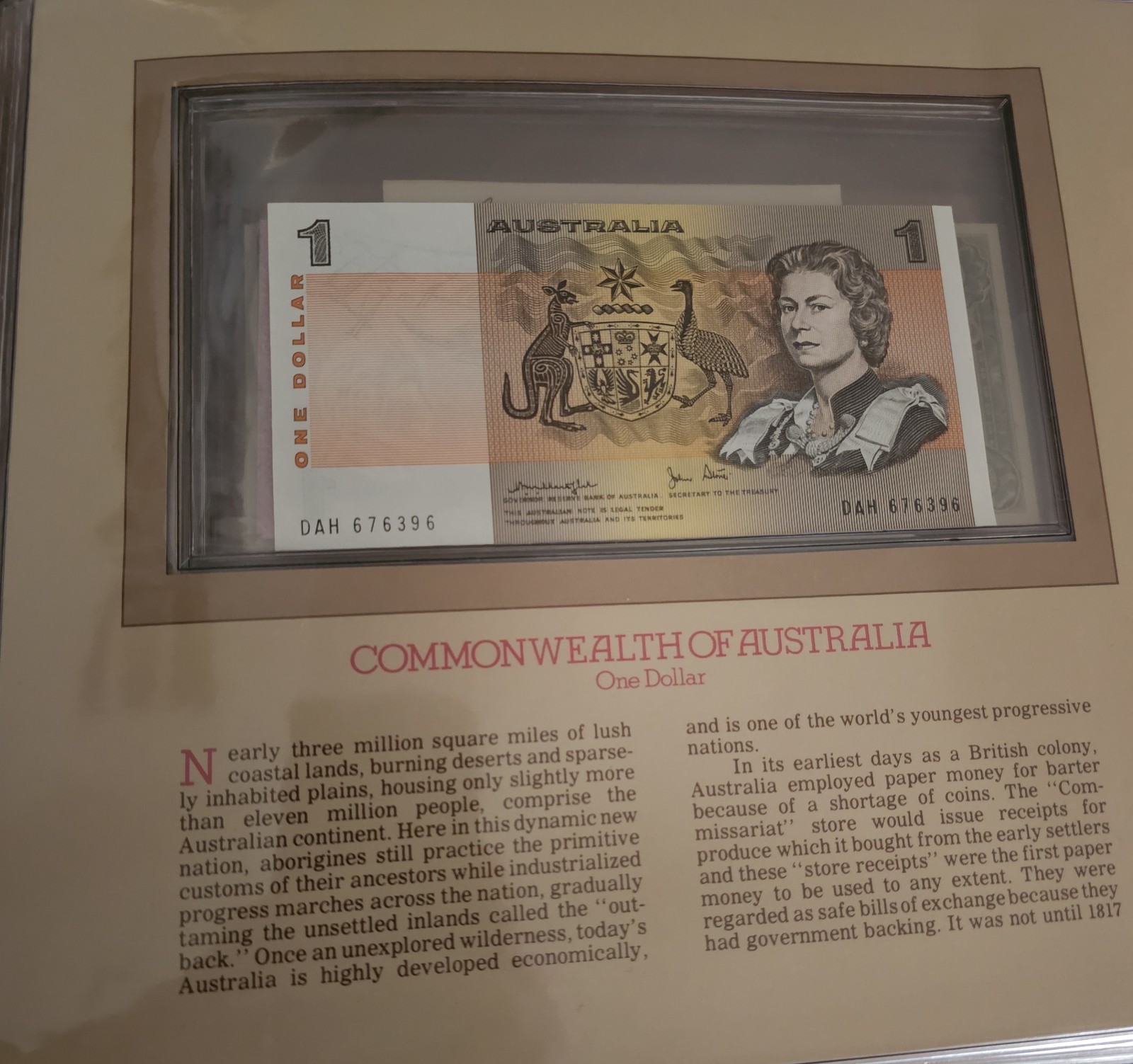 Most Treasured Banknotes of the World album of 50 Notes - All CU