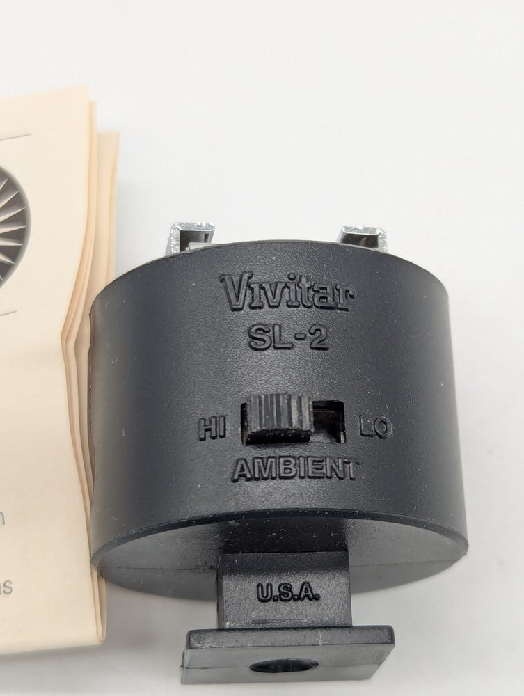 Vivitar SL-2 Flash Remote Trigger In Original Box W/Instructions Untested