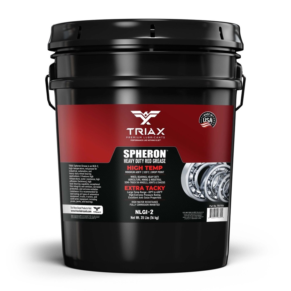 TRIAX Spheron Grease NLGI-2 Lithium Complex (35 Pounds)
