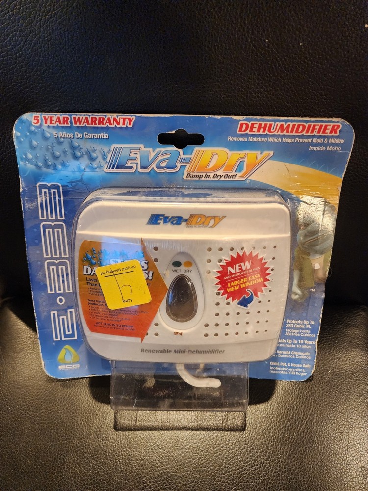 Eva-Dry E-333 Renewable Mini-Dehumidifier Plug In