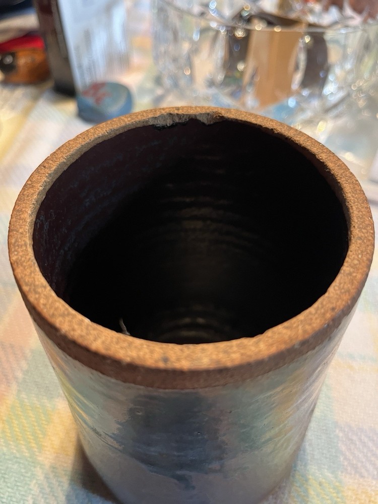 Handmade Pottery Vase Signed Catallo