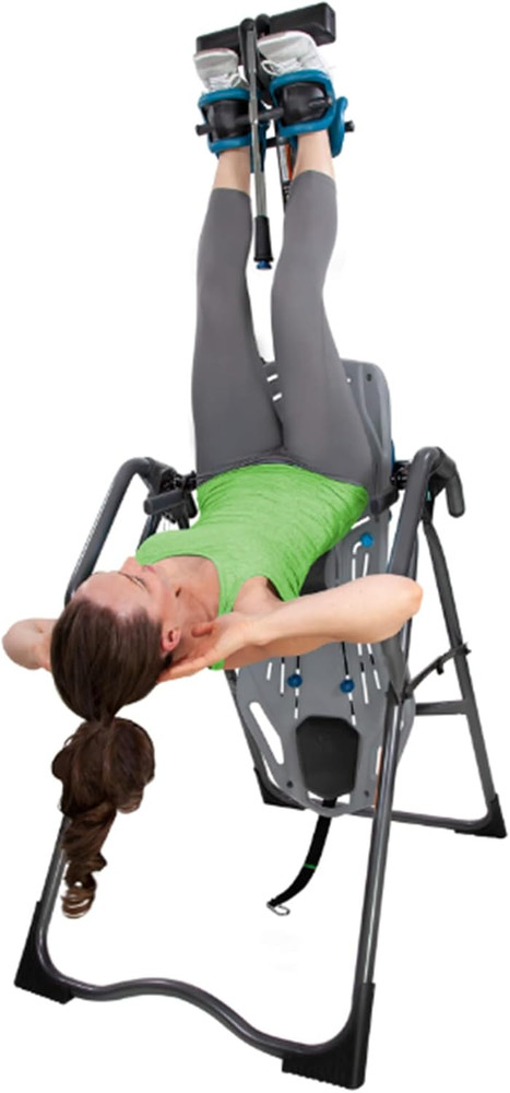 Teeter Fitspine X3 Inversion Table W/ Accessories for Back Pain Relief, Deluxe E