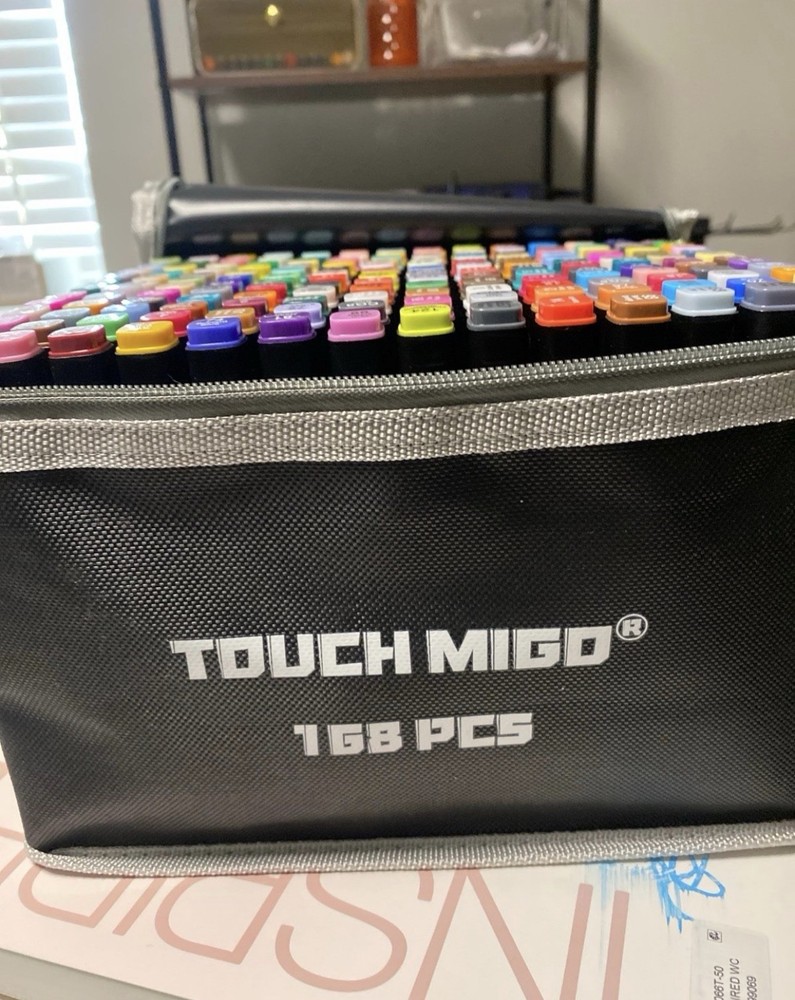 Touch Migo 168 PCS Alcohol Markers Solid Finish Multicolor