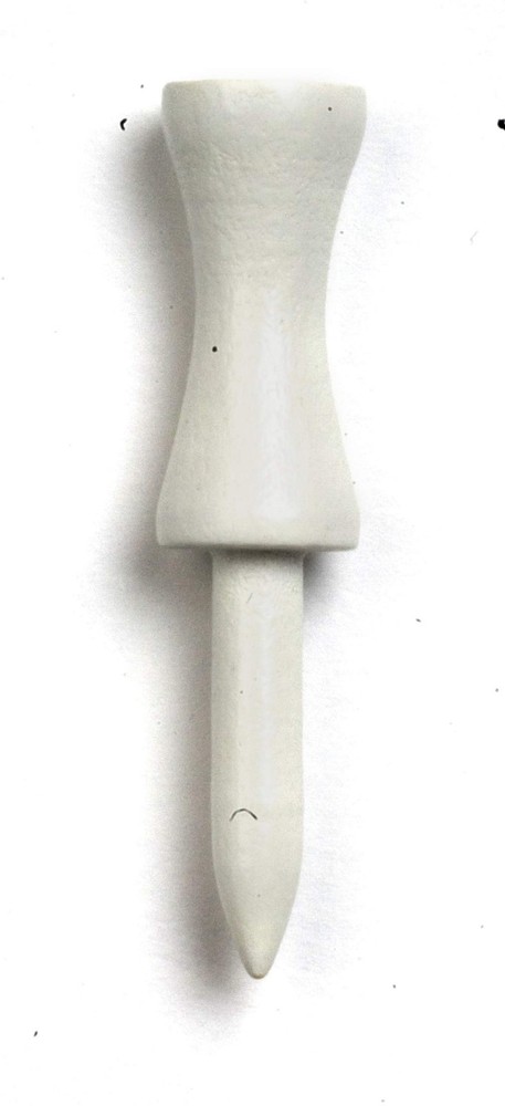 2" Step Down Tees - Pack of 100 White