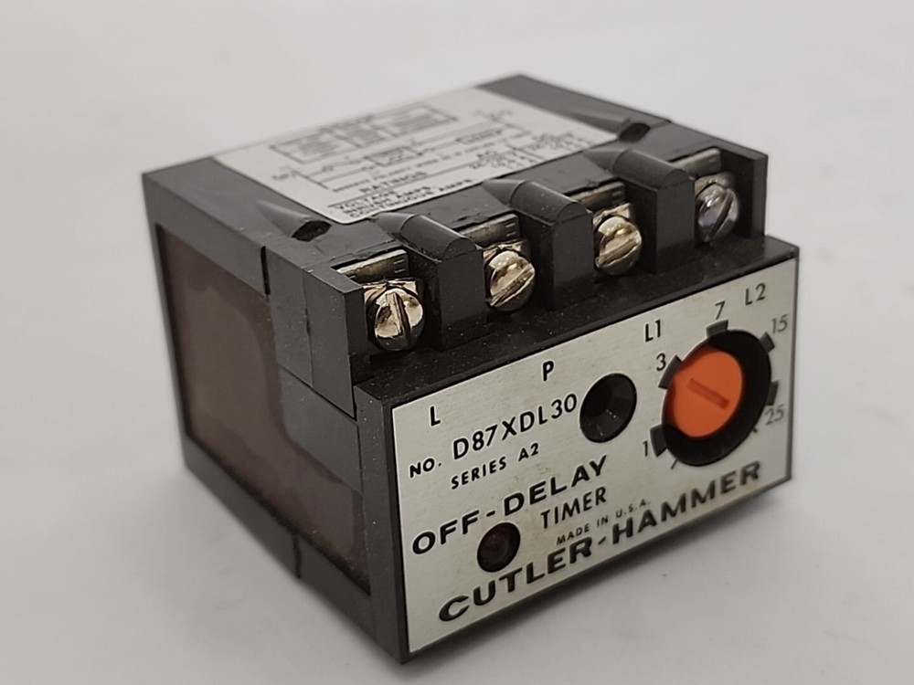 CUTLER-HAMMER D87XDL30 SERIES A2 OFF-DELAY TIMER