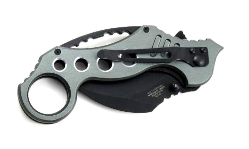 KARAMBIT TAC-FORCE COMBAT POCKET TACTICAL FOLDING KNIFE SPRING ASSIST OPEN BLADE