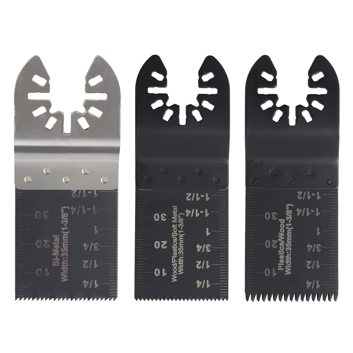 20Pcs Oscillating Multi Tool Saw Blades Wood Metal Cut Cutter For Dewalt Fein