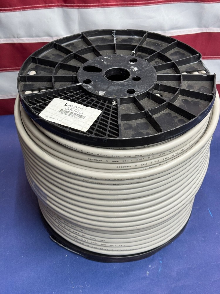 500 ft Spool L-Com CSTP19 Shielded 19 Twisted Pair Data Computer Cable 26 AWG