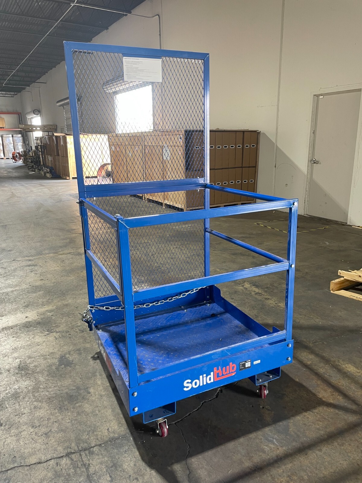 Working cage / platform / safety basket for forklift, SolidHub