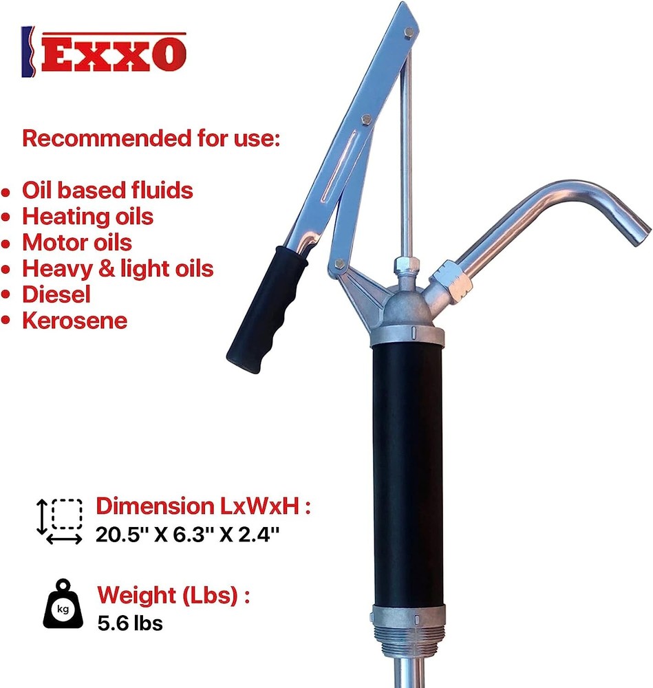 EXXO TOOLS Lever Barrel Pump #7765