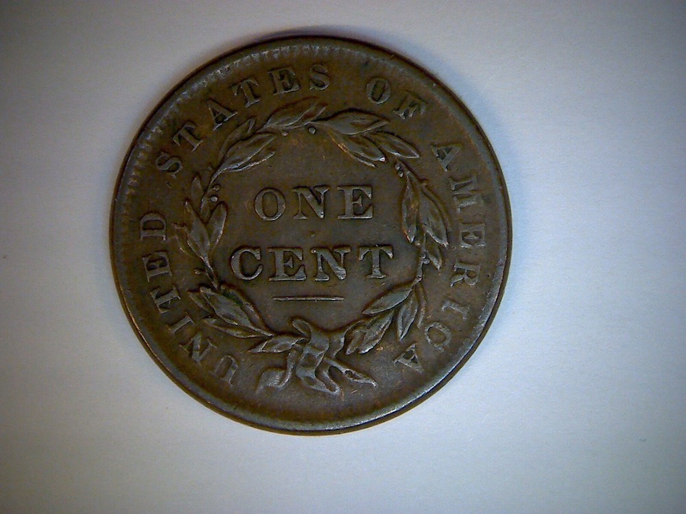 1838 U.S. LARGE CENT, CORONET CENT,