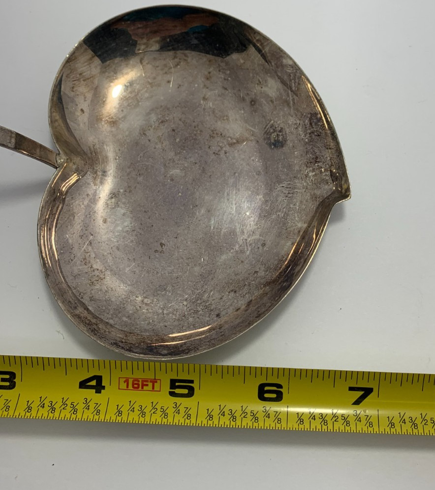 Three Crown Swedish Silver Plate Heart Shaped Candy/Nut/Olive Dish Royal Hickman