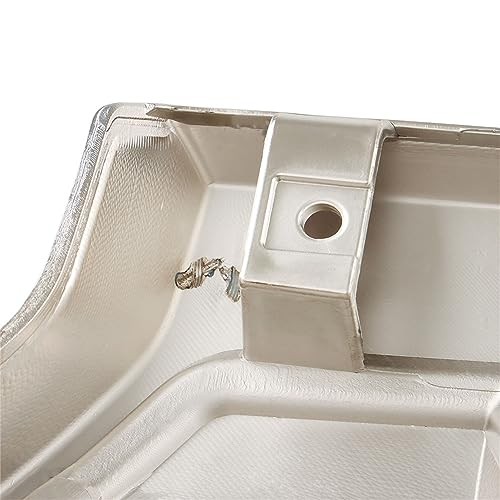 Plastic Front Bumper Lower Valance Chrome Replacement for 2016-2019 Sierra