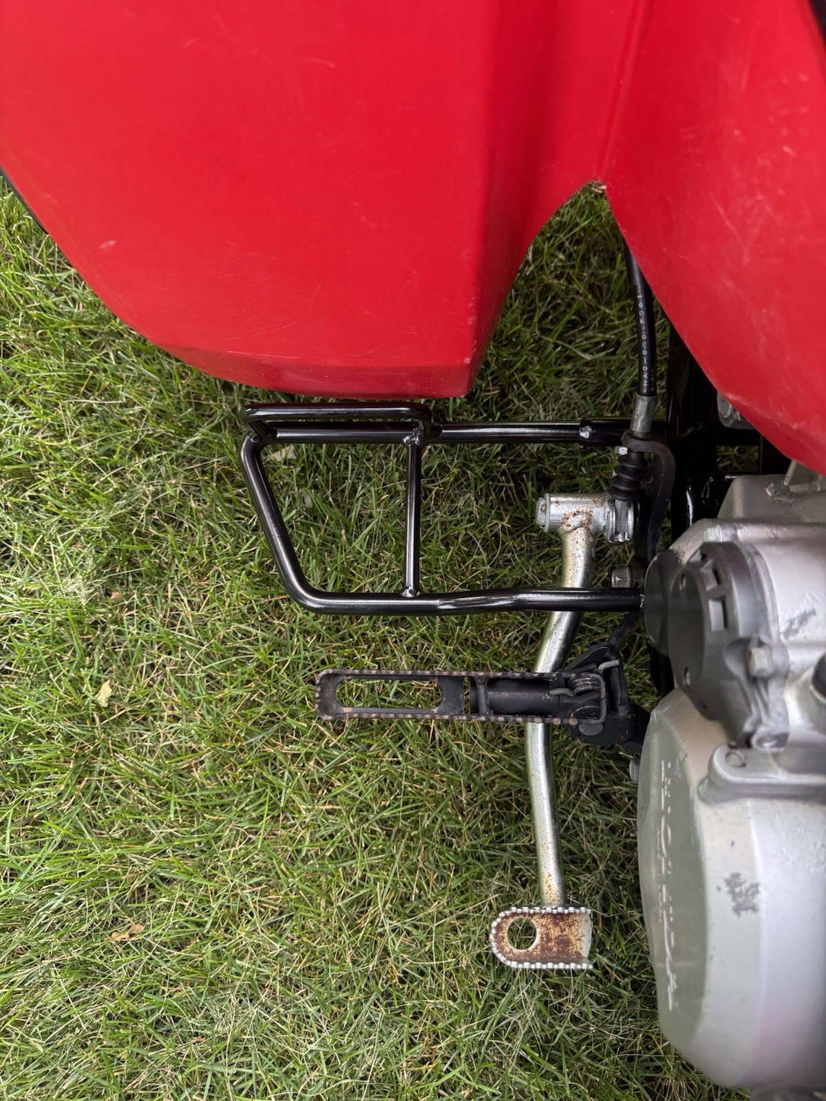 HONDA BIG RED 250 250ES HEEL GUARD FOOT REST 85-88 HONDA BIG RED