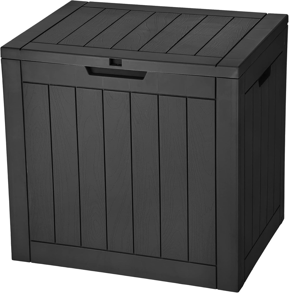 Versatile 30 Gallon Outdoor Deck Box: Waterproof Storage for Cushions & Tools