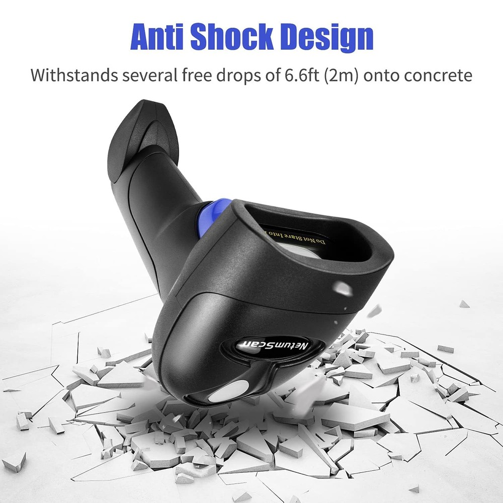 USB 1D Barcode Scanner, Handheld Wired CCD Barcode Reader Supports Screen Sca...