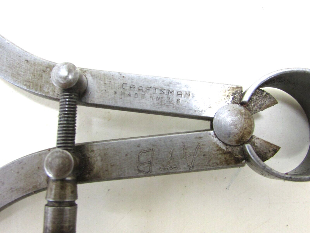 CRAFTSMAN TOOLS 6” SPRING JOINT INSIDE & OUTSIDE CALIPERS & DIVIDERS, USA
