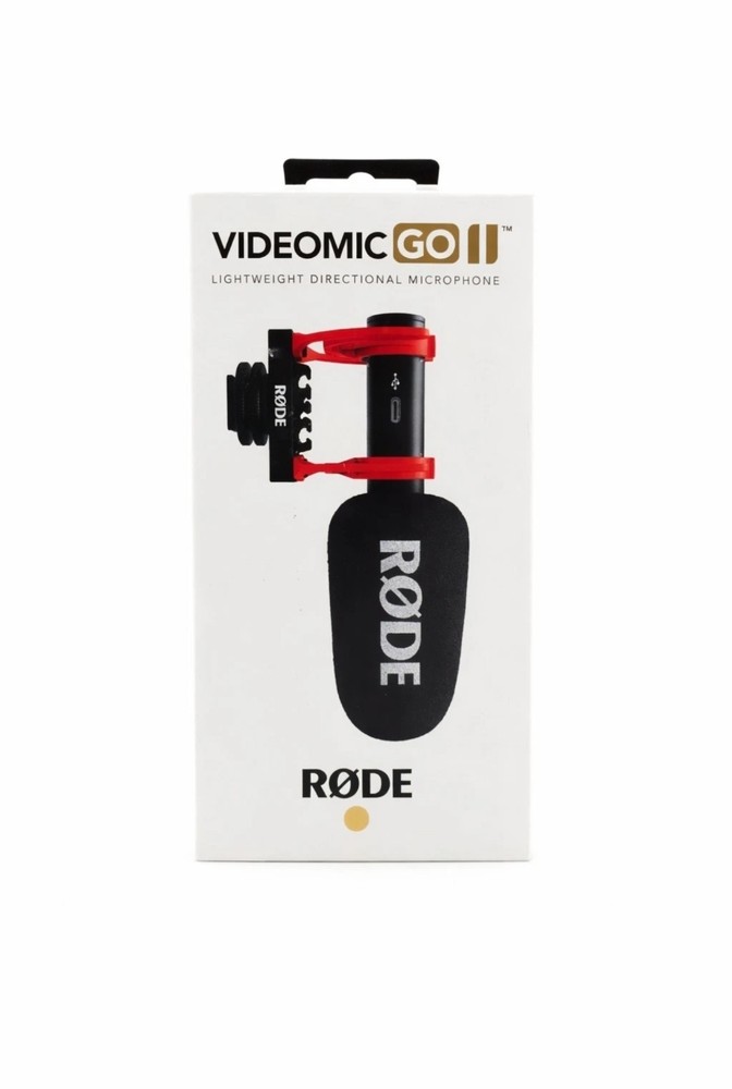 RØDE VideoMic GO II Shotgun Microphone USB-C 3.5mm Camera iPhone Android Vloggin