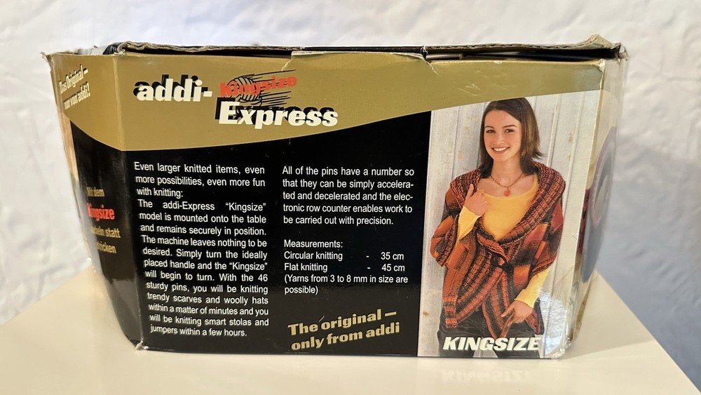 Addi Express King Size Knitting Machine – Complete Circular Knitter