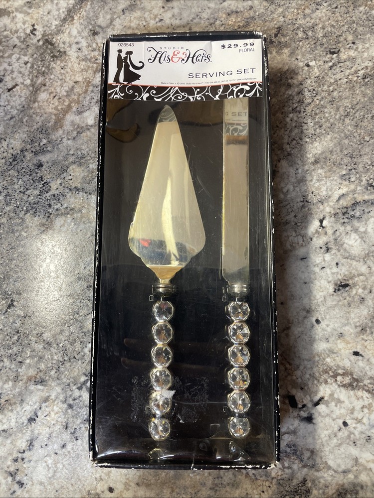 2010 His & Hers Wedding Serving Set