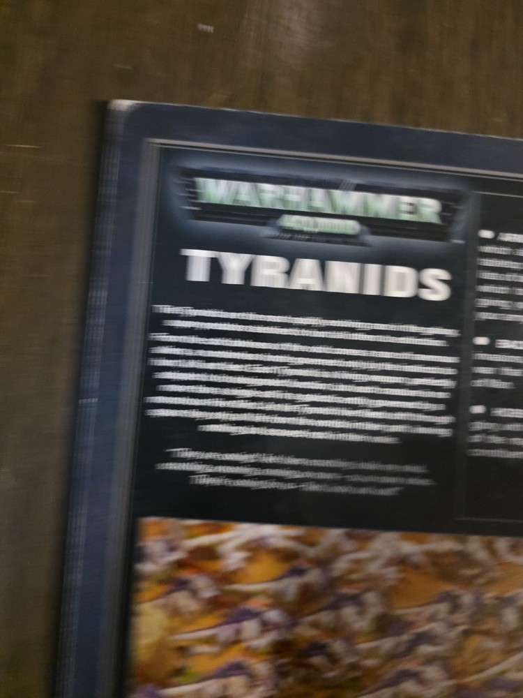 GW Warhammer 40K TYRANIDS codex 4th Edition supplement rulebook softcover