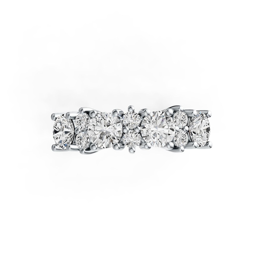 Sterling Silver Semi Mount Ring Setting Round RD 5x5mm