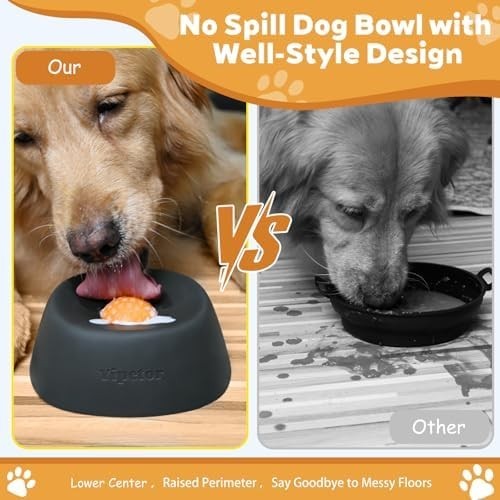 Anti-Choking Slow Feeder Dog Bowl Non-Slip 3/4 Cup - Lick Toy for Liquid Treats