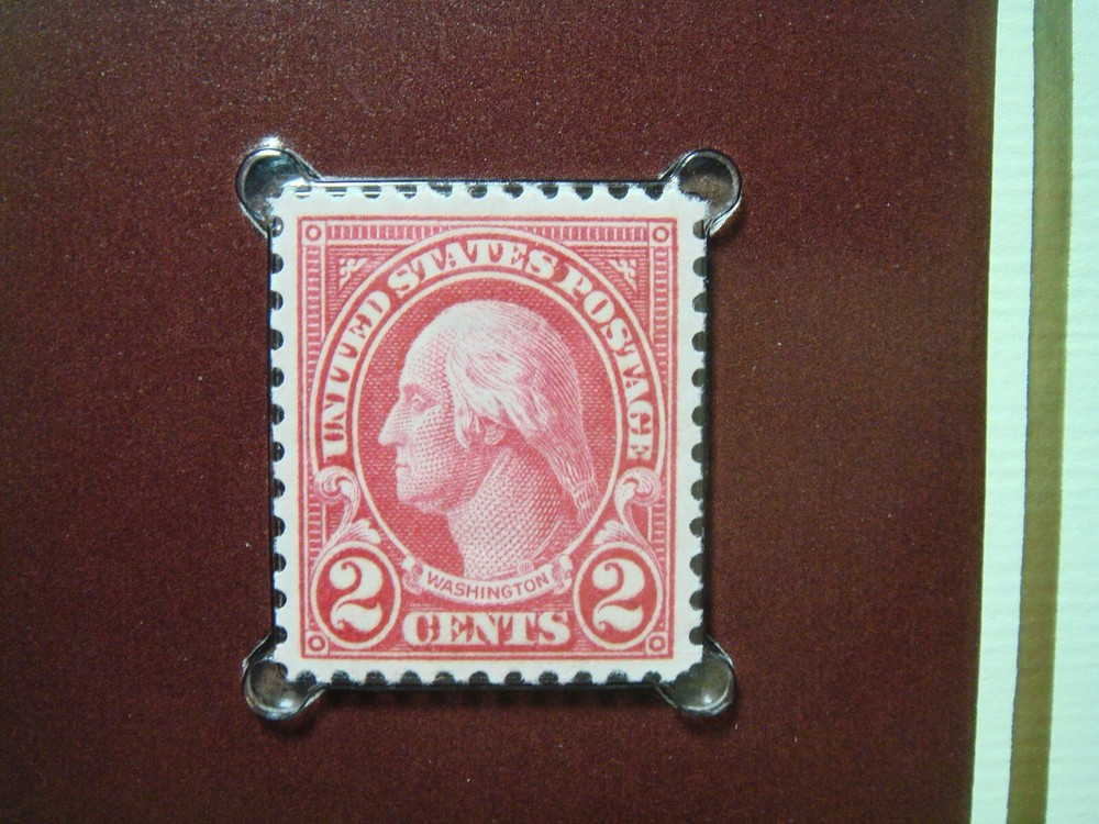 1900S GEORGE WASHINGTON 2 CENT RED STAMP MINT Condition