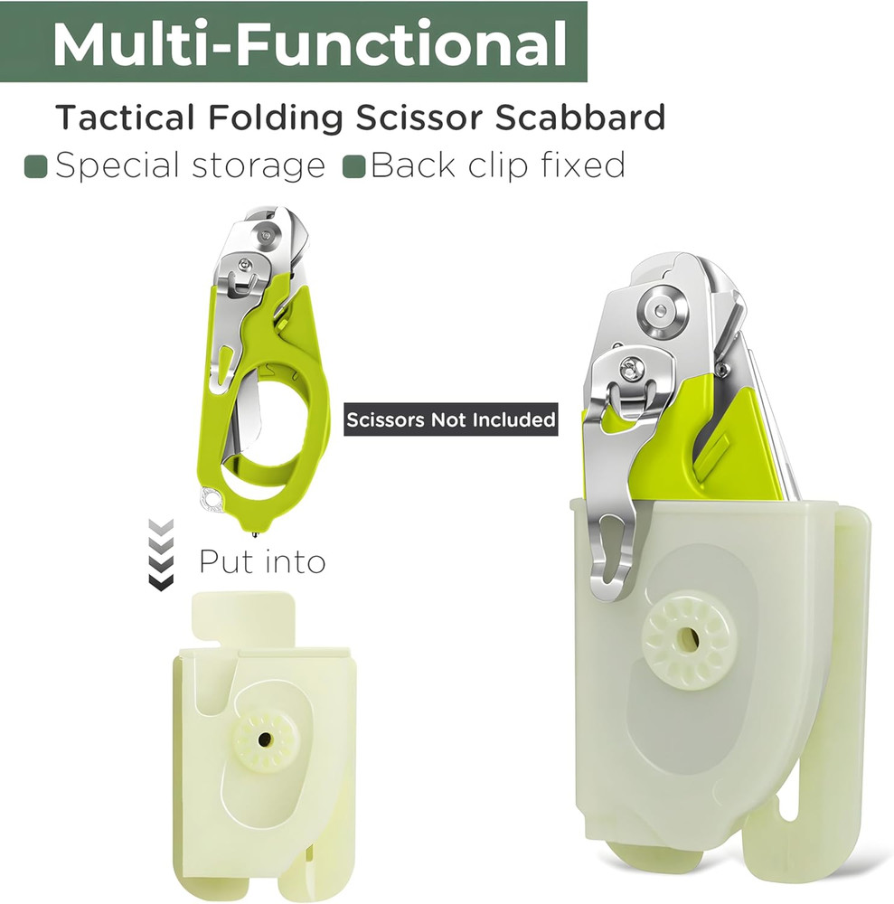 Tactical Foldable Trauma Shears Holsters 2Pack,Emergency Response Shears sheaths