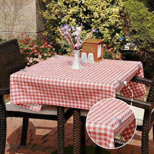 Pack Tablecloth Clips - Rust-Proof Table Cloth Holder Clips for Outdoor & 6