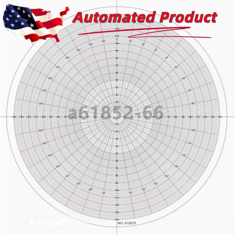 Optical Comparator Chart For Profile Projector Overlay Chart For Mitutoyo 512075