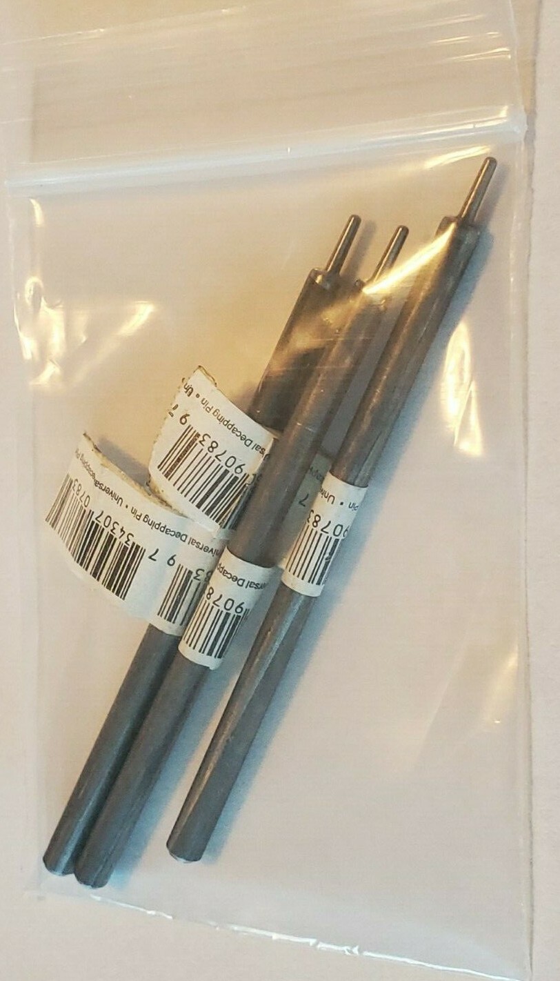 Lee 90783 3-Pack of Decapping Pins for Universal Decapping Die #90292 SHIPS FAST